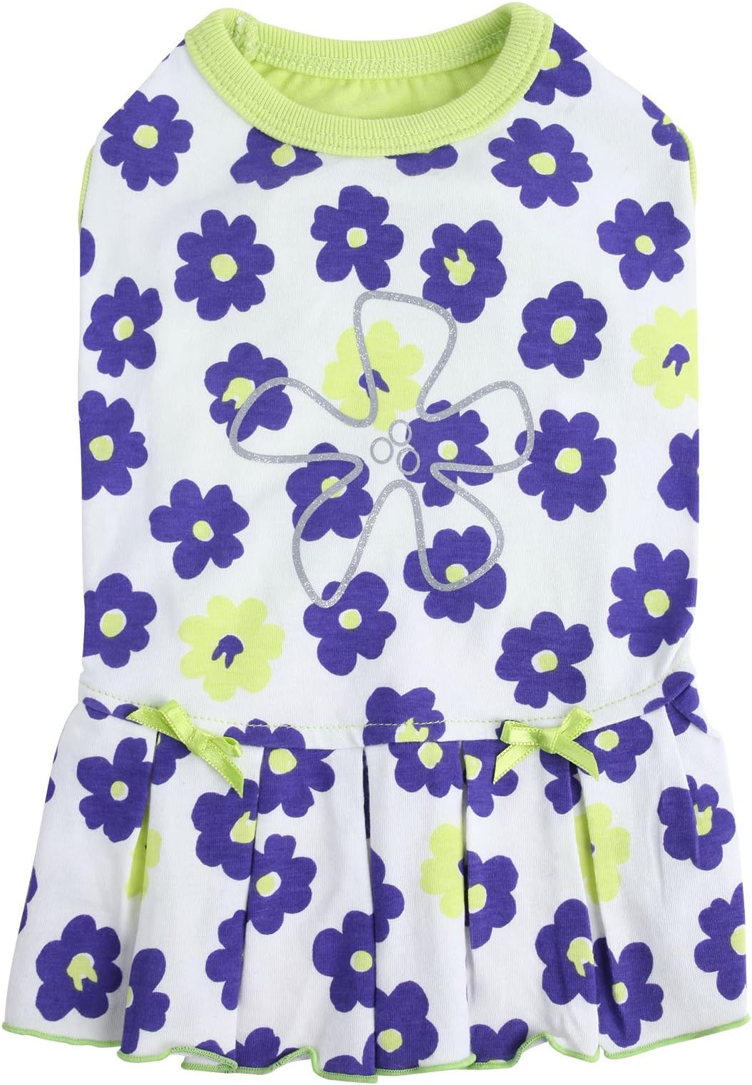 Pinkaholic New York Petunias One Piece Dress, Small, Lime