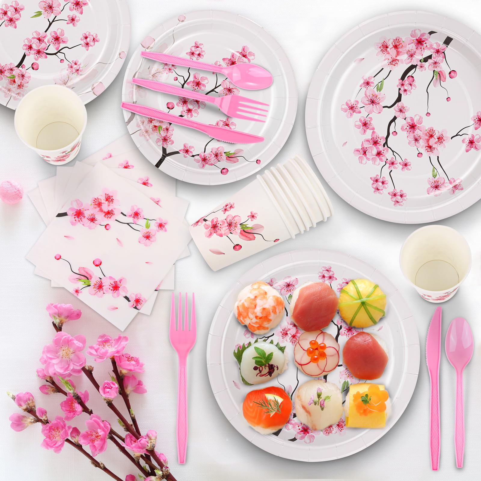 Cherry Blossom Bridal Party Supplies YO CHO Artificial Cherry Blossom