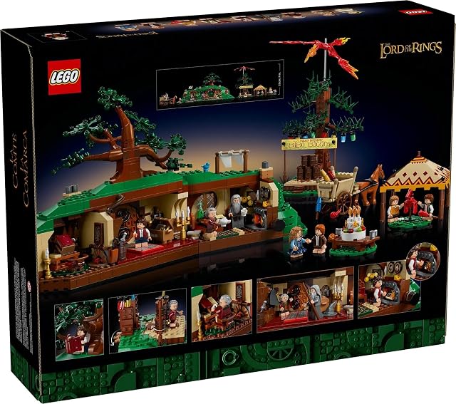 Foto 4 de 8 de LEGO - Juego de construcción El Señor de los Anillos: La Comarca LEGO Icons - 10354