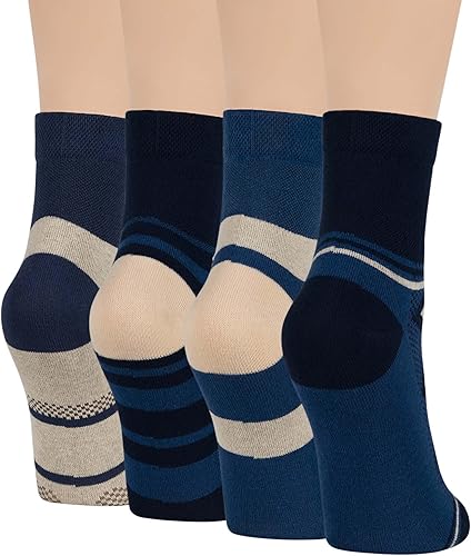 Miniatura 8 de 7BIGSTARS KINGDOM Calcetines tobilleros para diabéticos no vinculantes para mujeres-L-M-4 Pack-Multicolor