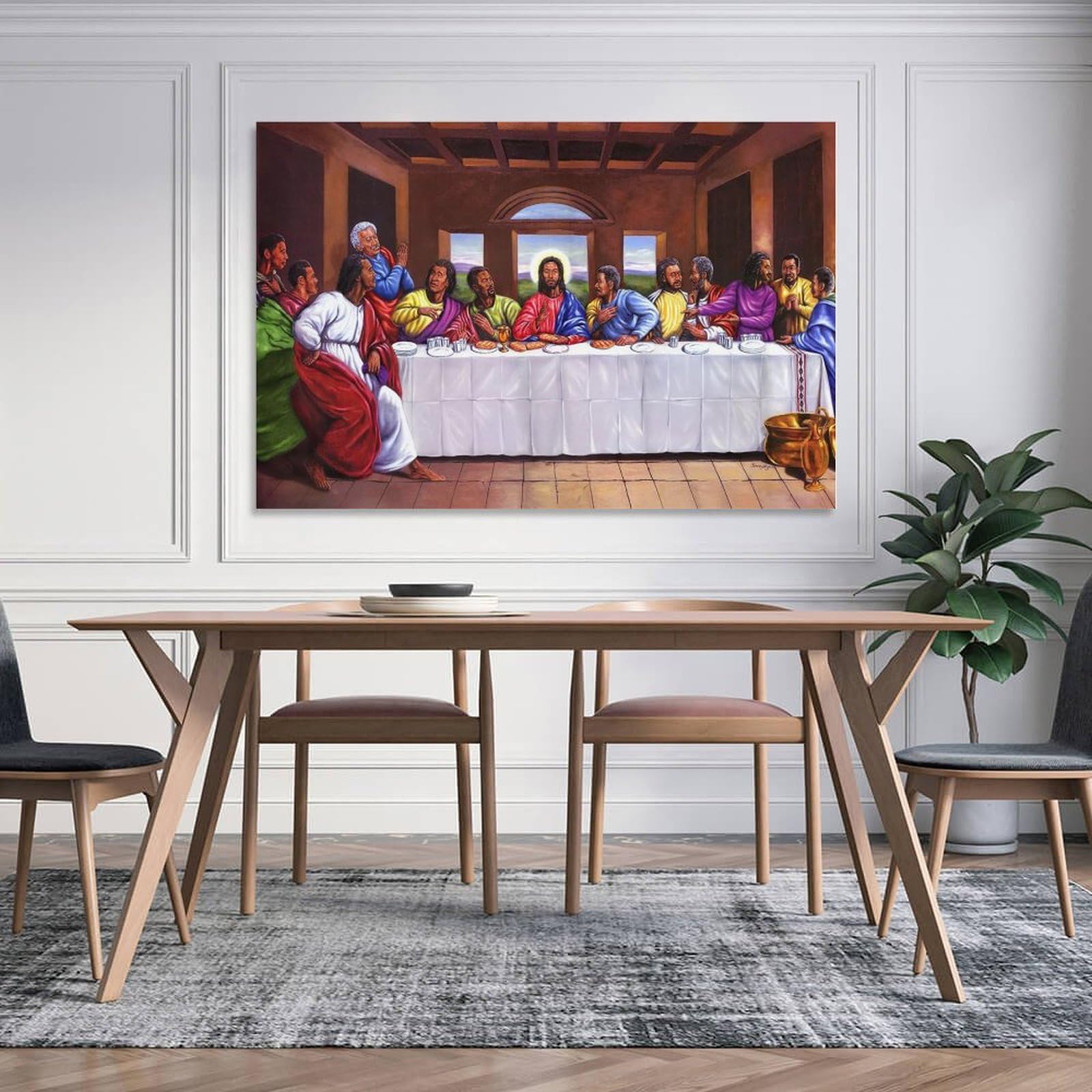 Amazon.co.jp: 最後の晩餐絵画 - 最後の晩餐 La Ultima Cena Cuadro