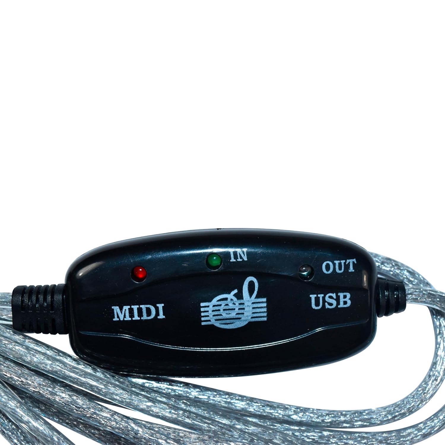 HQRP USB in-Out MIDI Interface Cable Converter PC to Music Keyboard Adapter Cord for M-Audio Keystation 88ES 88-Key USB MIDI Keyboard Controller