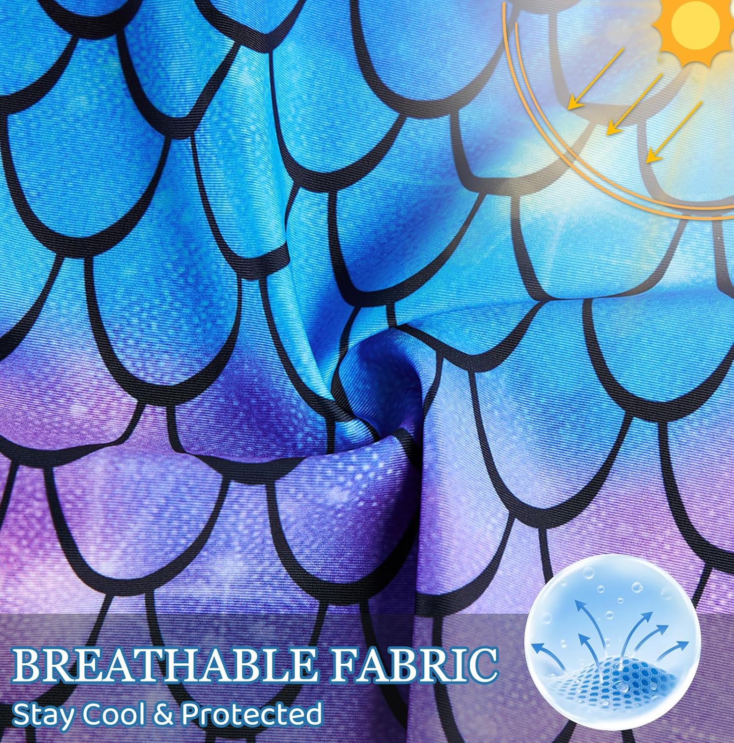 Lovekider Girls Swimsuits Two Piece Rash Guard Set Short Sleeve Bathing Suit Liner Swimwear with Sun Protection 3-12T - Image 6