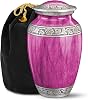 Cremation Urns for Human Ashes - Waterscapes Purple Large Decorative Urn for Adult Men & Women - Burial Urns for Adult Human Ashes