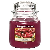 Yankee Candle Candela profumata in giara media | Amarena | Durata Fino a 75 Ore