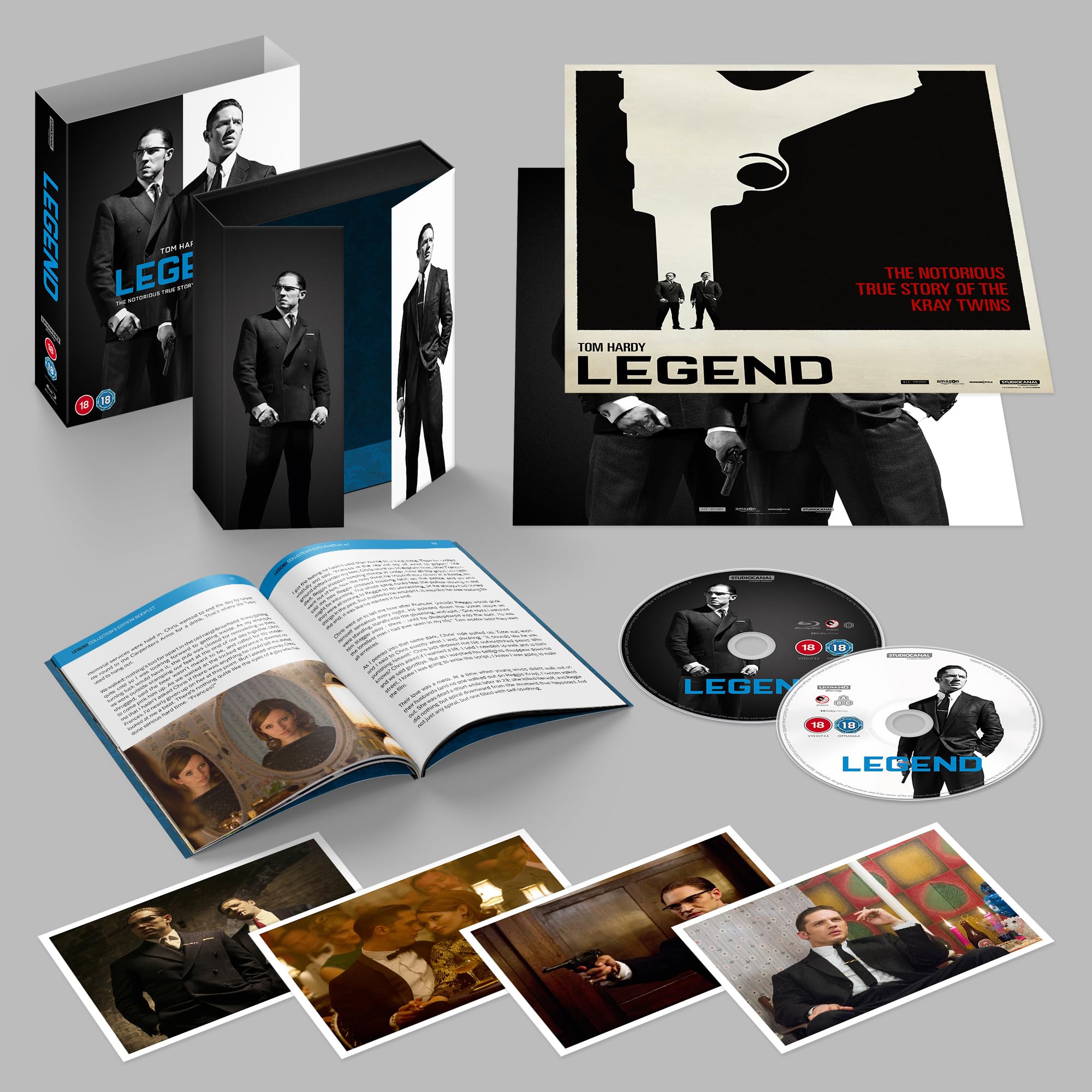 Legend [DVD] [2015] : Tom Hardy, Emily Browning: Amazon.ie