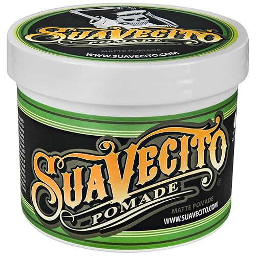 Miniatura 12 de Suavecito Pomade - Fórmula mate (sin brillo) de 4 onzas, paquete de 2, pomada de cabello de sujeción media para hombres, pasta de cabello mate de