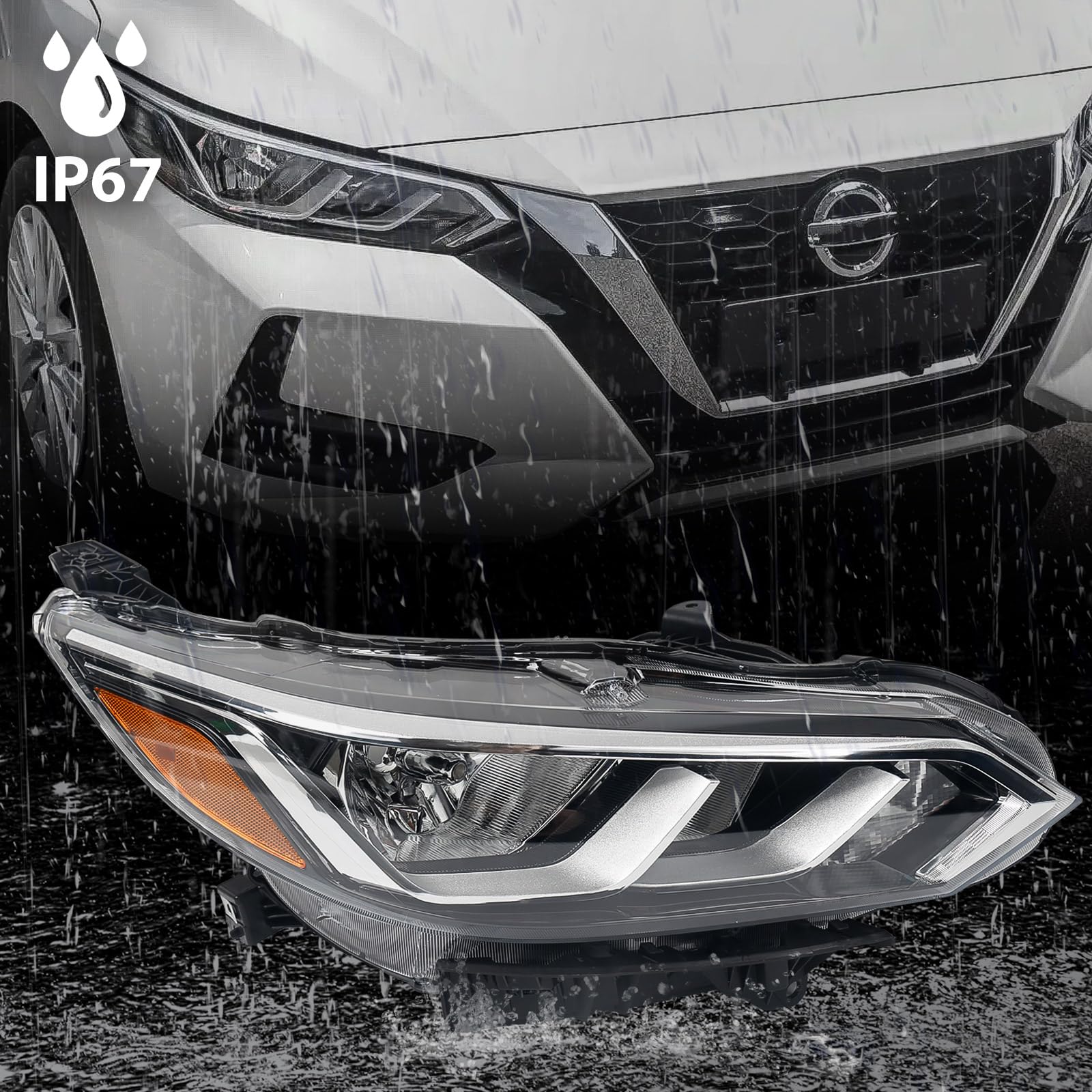 Amazon.com: Huray Halogen Headlight Assembly Fit for Nissan Sentra