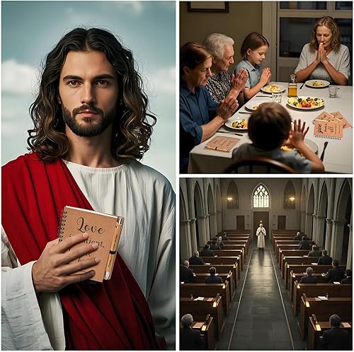 Miniatura 5 de 40 Pcs20 Set Christian Gifts Spiral Notebooks Bulk Journals with Christian Pens Prayer Journal Christian Journal for Women and Men, Perfect Home