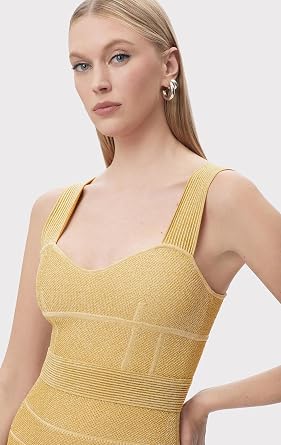Textured Lurex Sweetheart S/L Gown