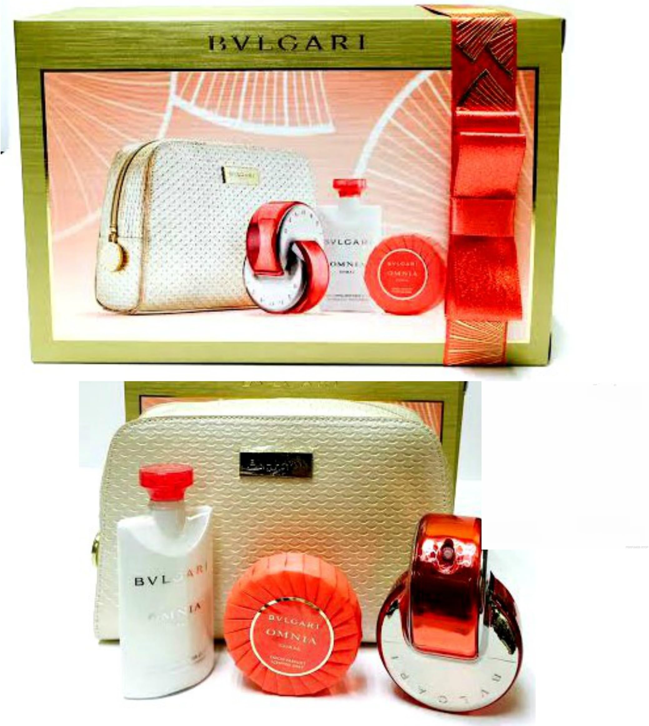 BVLGARI Omnia Coral 4 PC Gift Set