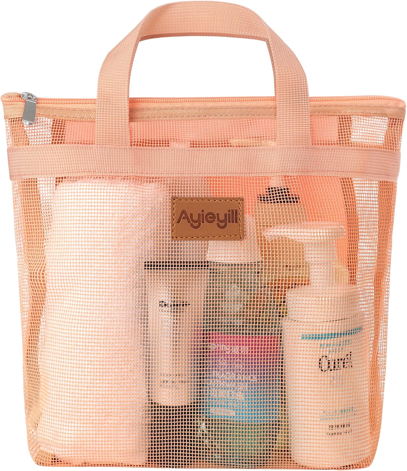 KPX Shower Caddy Mesh Tote Bag, Mesh Shower Bag, Quick Dry