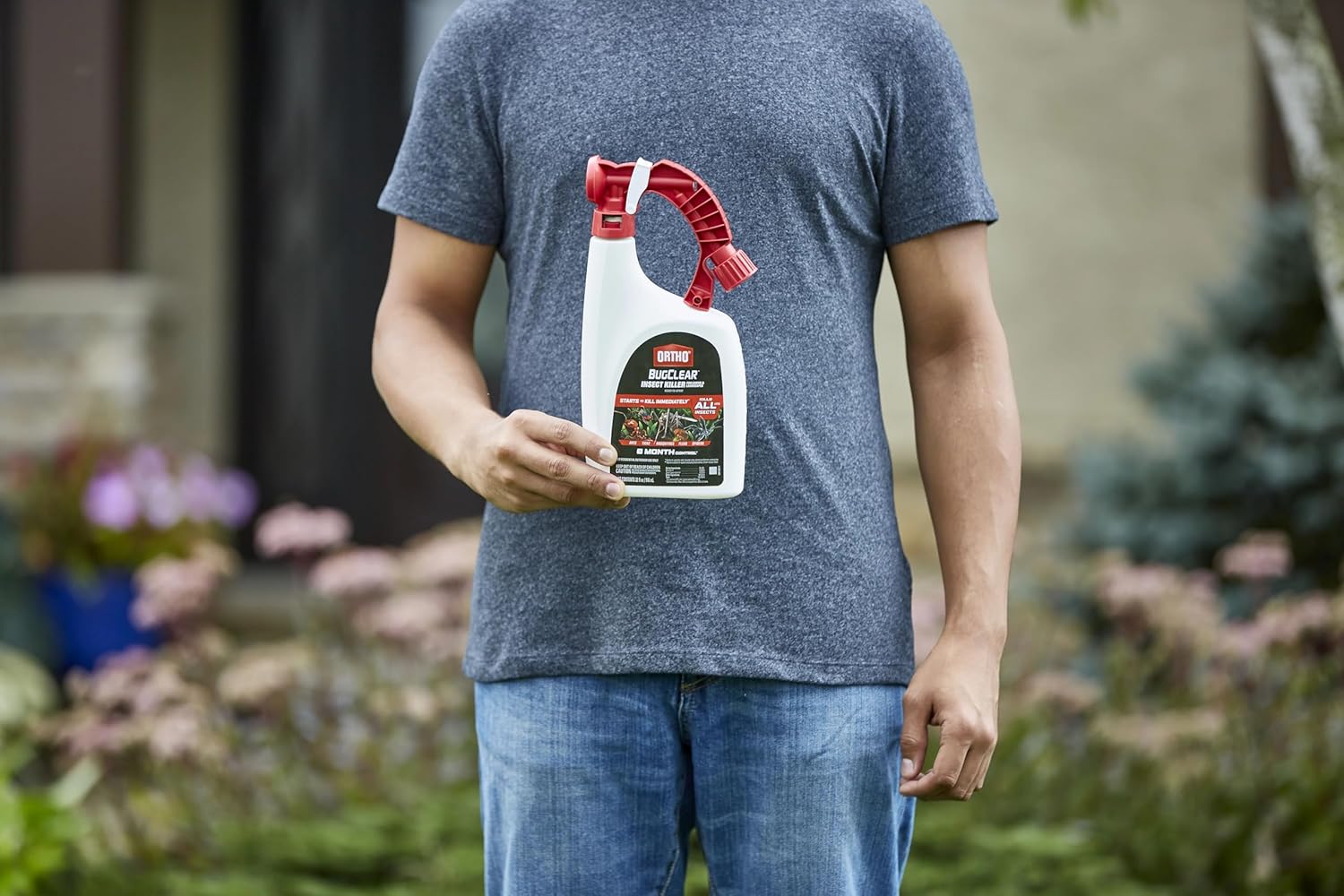 Ortho BugClear Insect Killer for Lawns and Landscapes Ready-to-Spray, Kills Periodical Cicadas, Mosquitoes, Ants, Spiders, Fleas, Ticks and More, 32 oz., 3-Pack