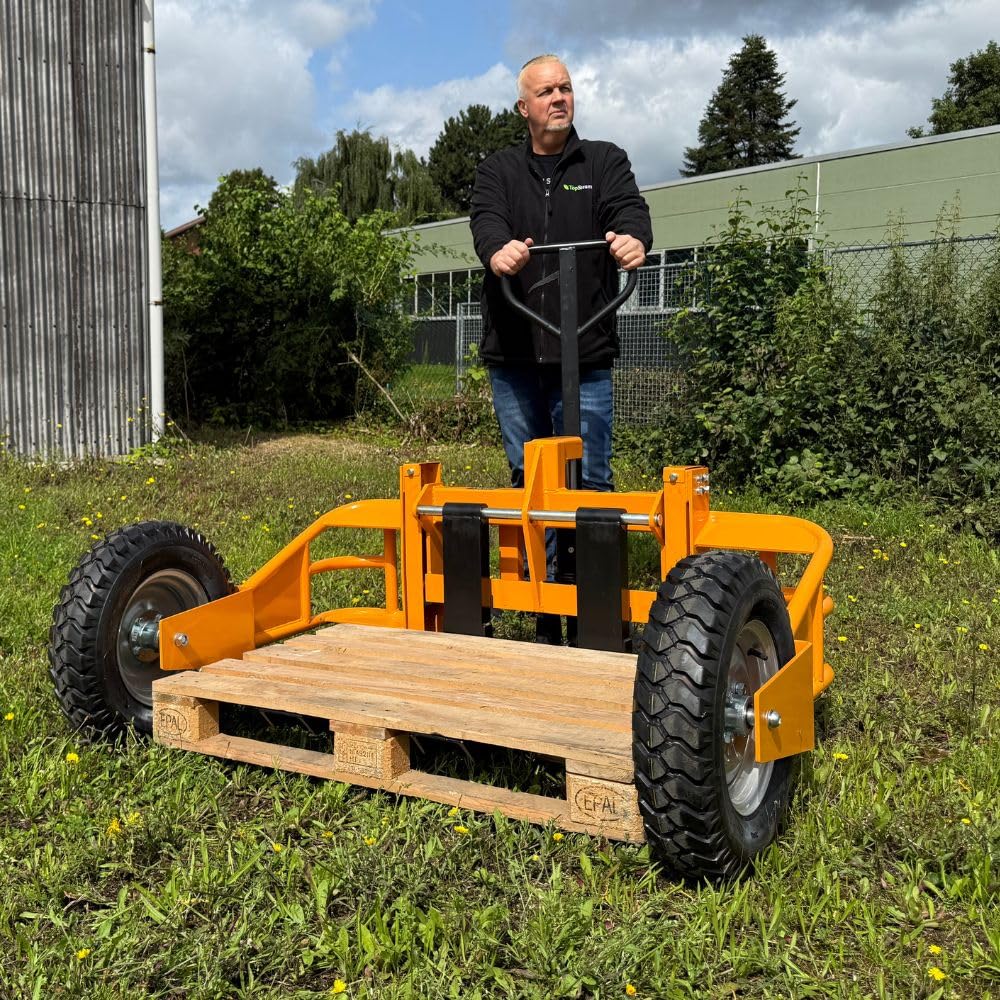 Geländehubwagen Oswald GH12-1.250 kg Tragkraft - verstellbare Gabeln - Handhubwagen, Stapler