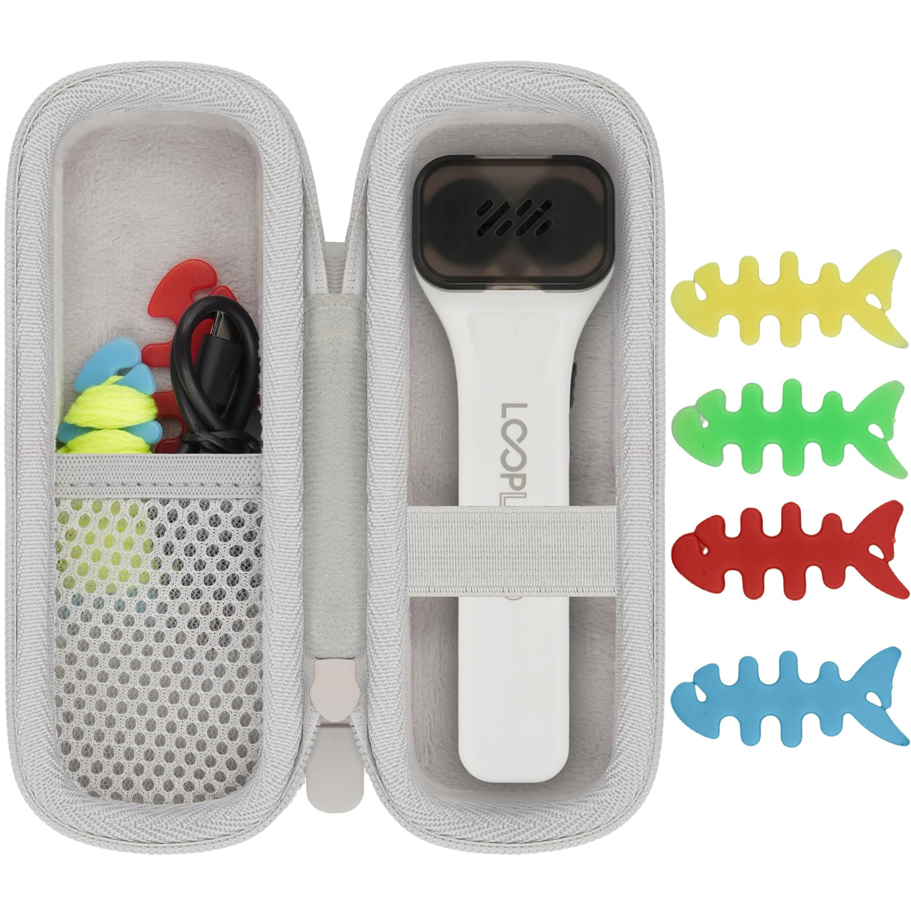 khanka Case for Loop Lasso Nano, Glow-in-the-Dark String Shooter Toy Storage Bag, Travel Protective Carrying Case for Interactive STEM Toy (Case Only)