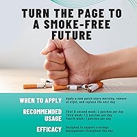 Vista 6 de Parches Herbales Anti-Fumar Transparentes 7 mg Parches para Dejar de Fumar para Ayudar a Reducir los Antojos Ayuda Herbal para Dejar de Fumar