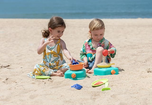 Foto 6 de 7 de Hape Cocina de Arena - Juego para cocinar, Juguete de Playa, Juguete de Arena, a Partir de 18 Meses