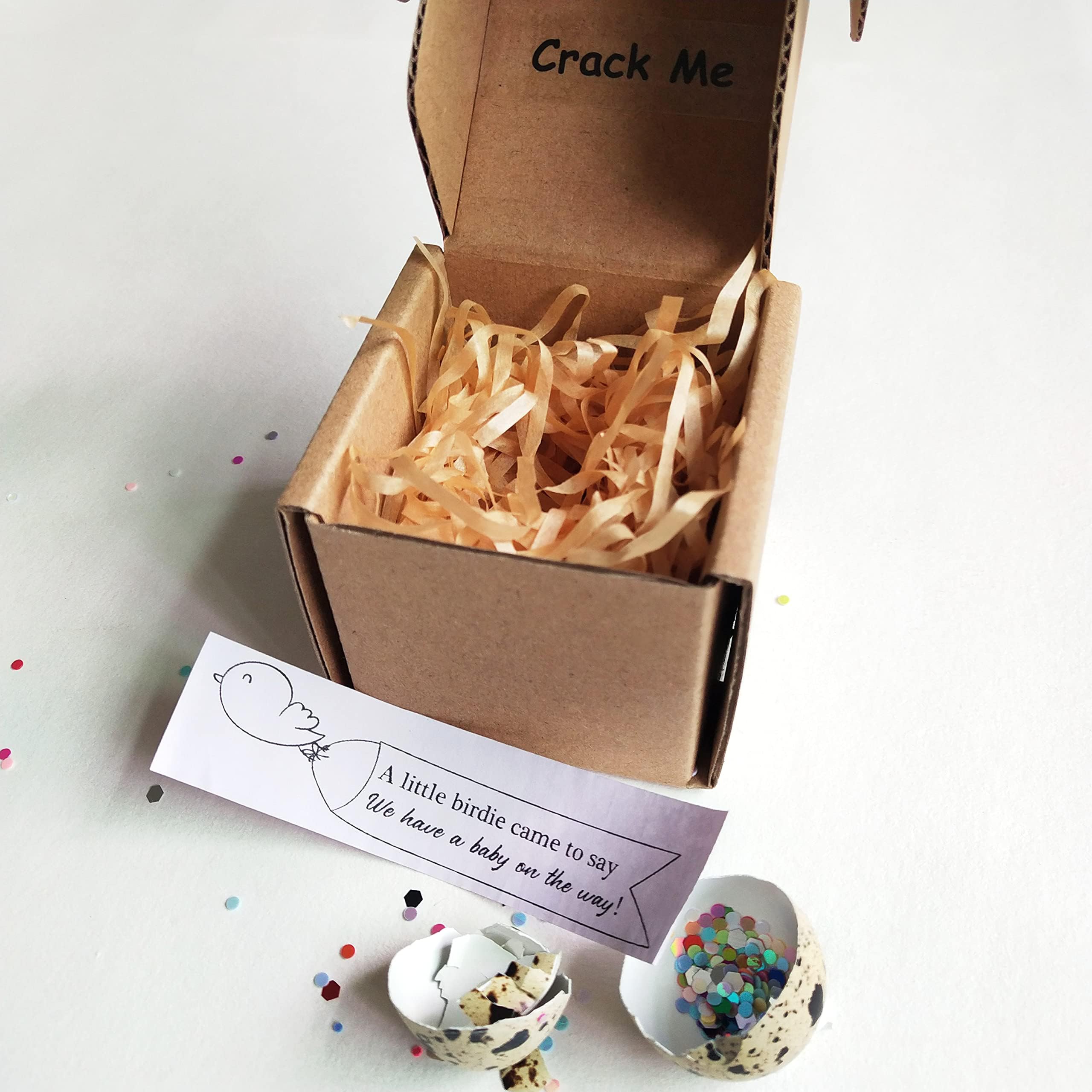 Quail Egg Pregnancy Announcement,Baby Announcement,Grandparents Pregnancy Reveal Gift