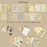 150 Sheets of Scrapbook Paper 4.7" x 6.7", Vintage Journaling Scrapbooking Supplies Craft Paper Kits Ephemera for Junk Journal Bullet Journals Decoupage Aesthetic Room Decor Wall Art Collage