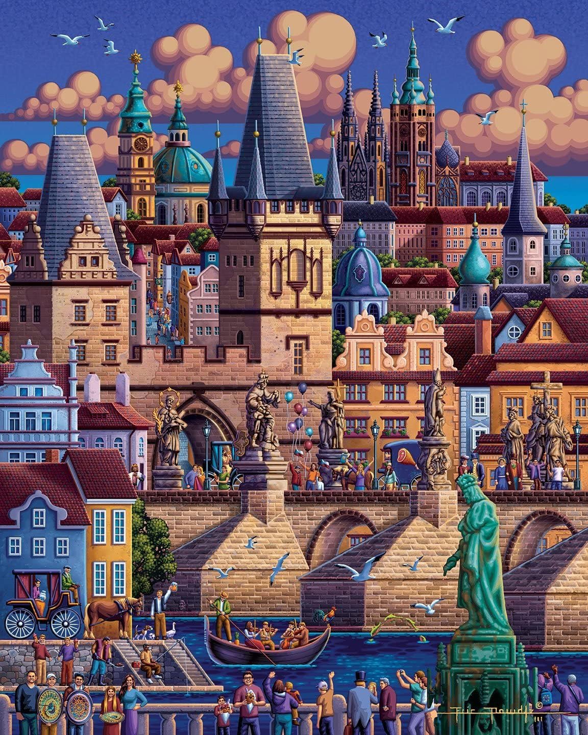 Dowdle Jigsaw Puzzle - Prague - 500 Piece