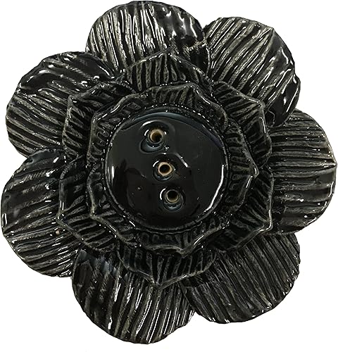 Aakriti - Soporte de incienso hecho a mano de madera de alta calidad para aromaterapia adorno para decoración del hogar meditación y yoga chispa