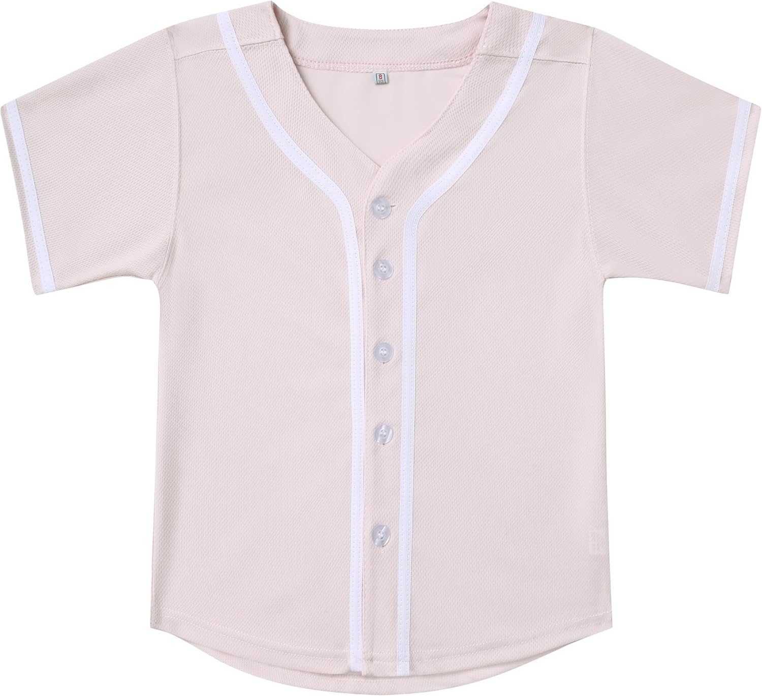 Youth Button Down Plain Baseball Jersey, Blank Softball Team Uniform, Hip Hop Hipster Short Sleeve Active Shirts