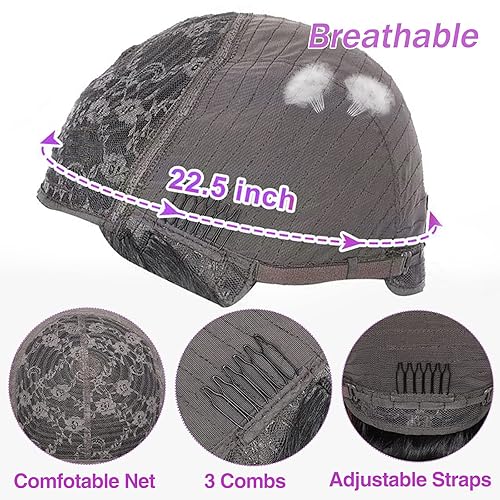 Miniatura 6 de Peluca lacia con flequillo, cabello humano virgen brasileño sin encaje frontal, densidad del 150%, sin pegamento, hecha a máquina, pelucas de