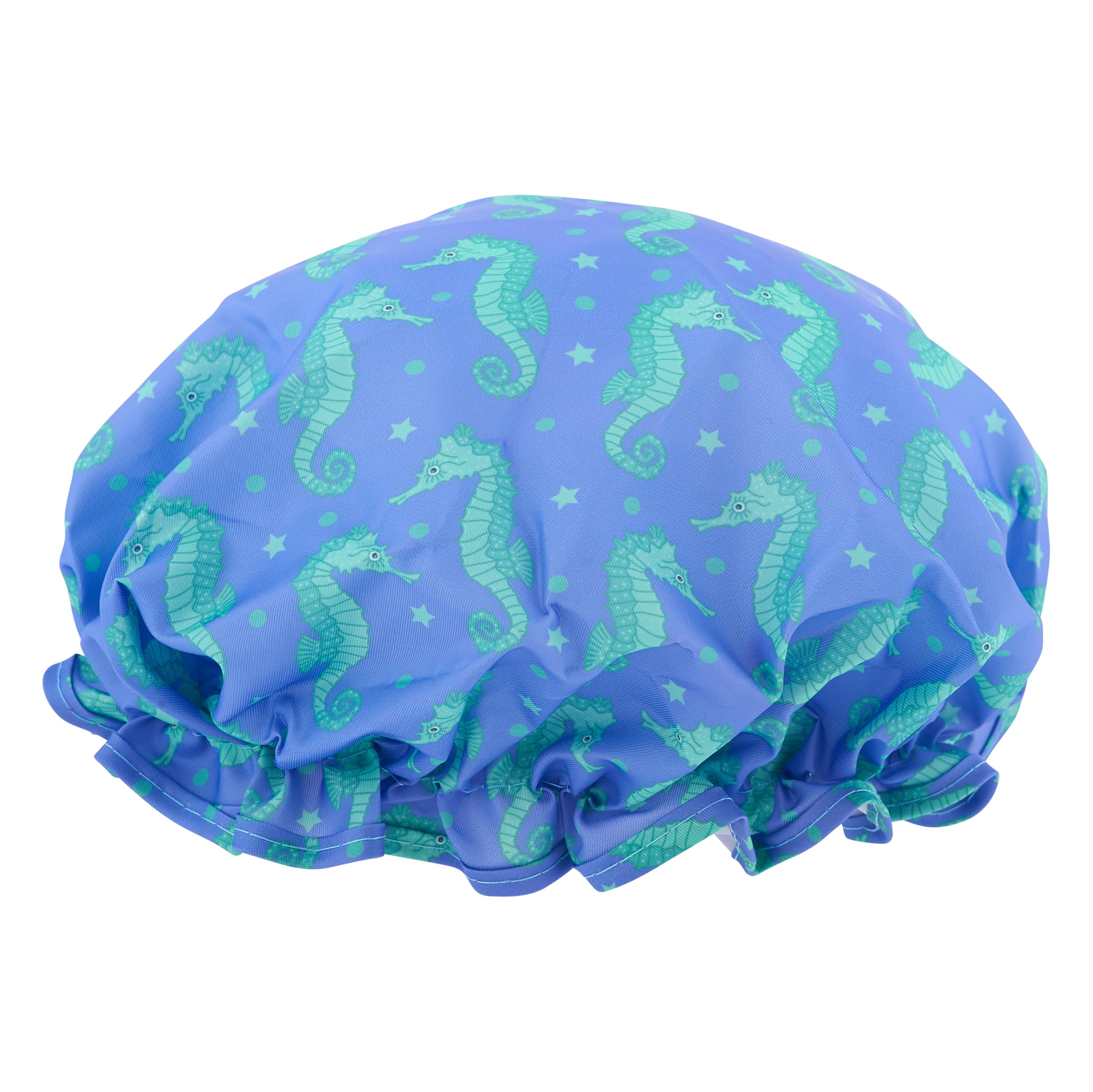 SMUG Shower Cap, Waterproof Shower Cap with Elastic Lining, Three Prints Available, Showers, Cooking, Spa Salon, Sleeping