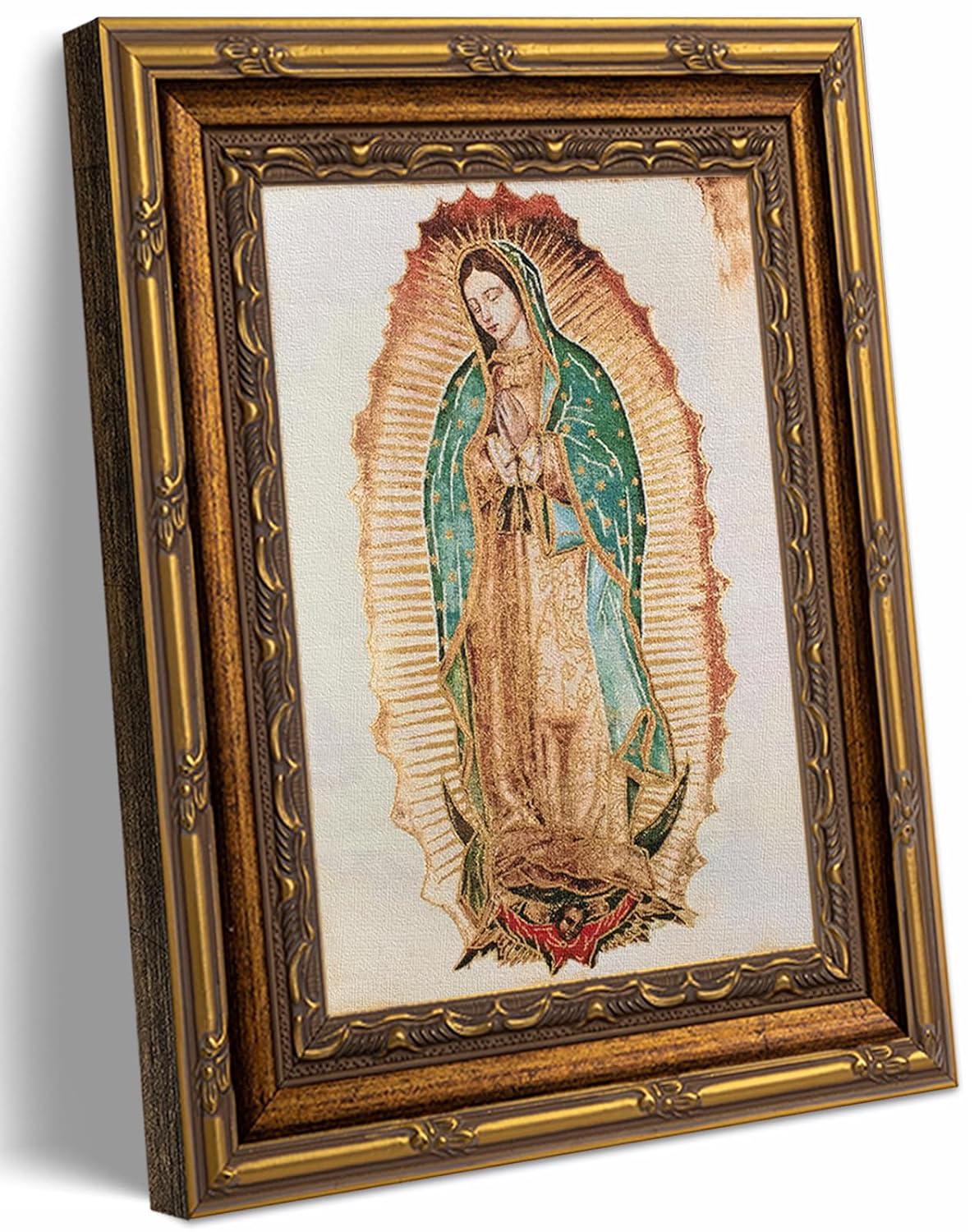 Gold Framed Our Lady of Guadalupe Wall Art