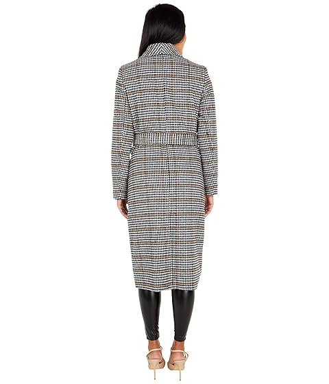 calvin klein houndstooth coat
