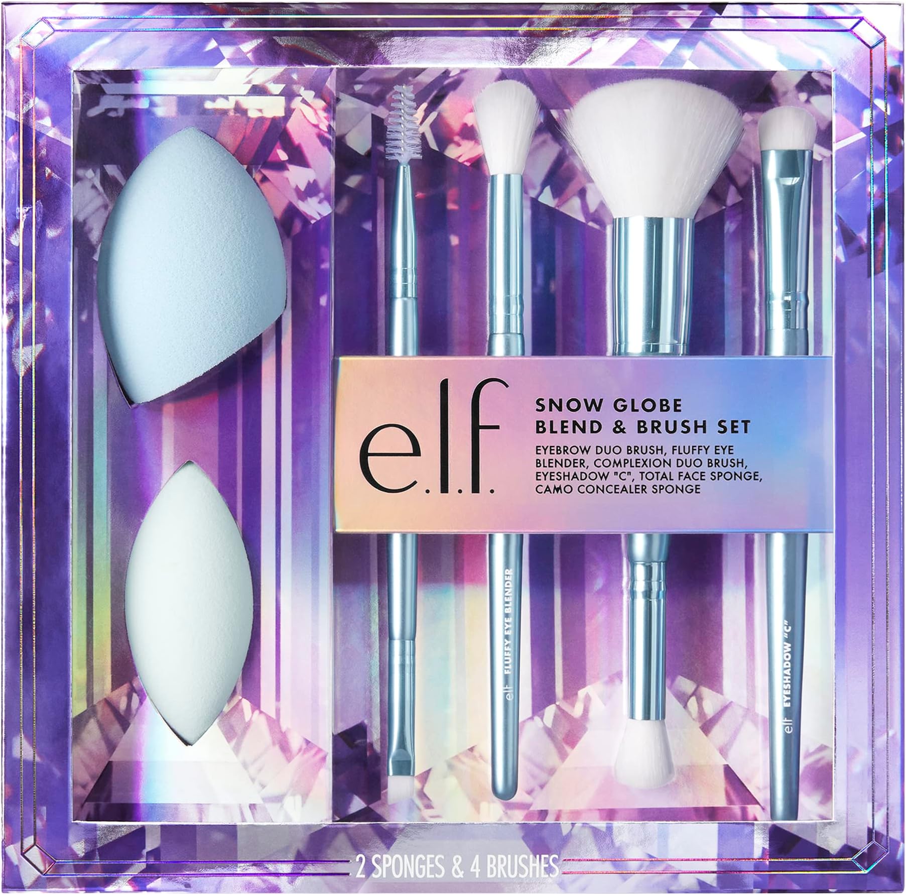 Elf, Snow Globe Blend & Brush Set, 1 Count