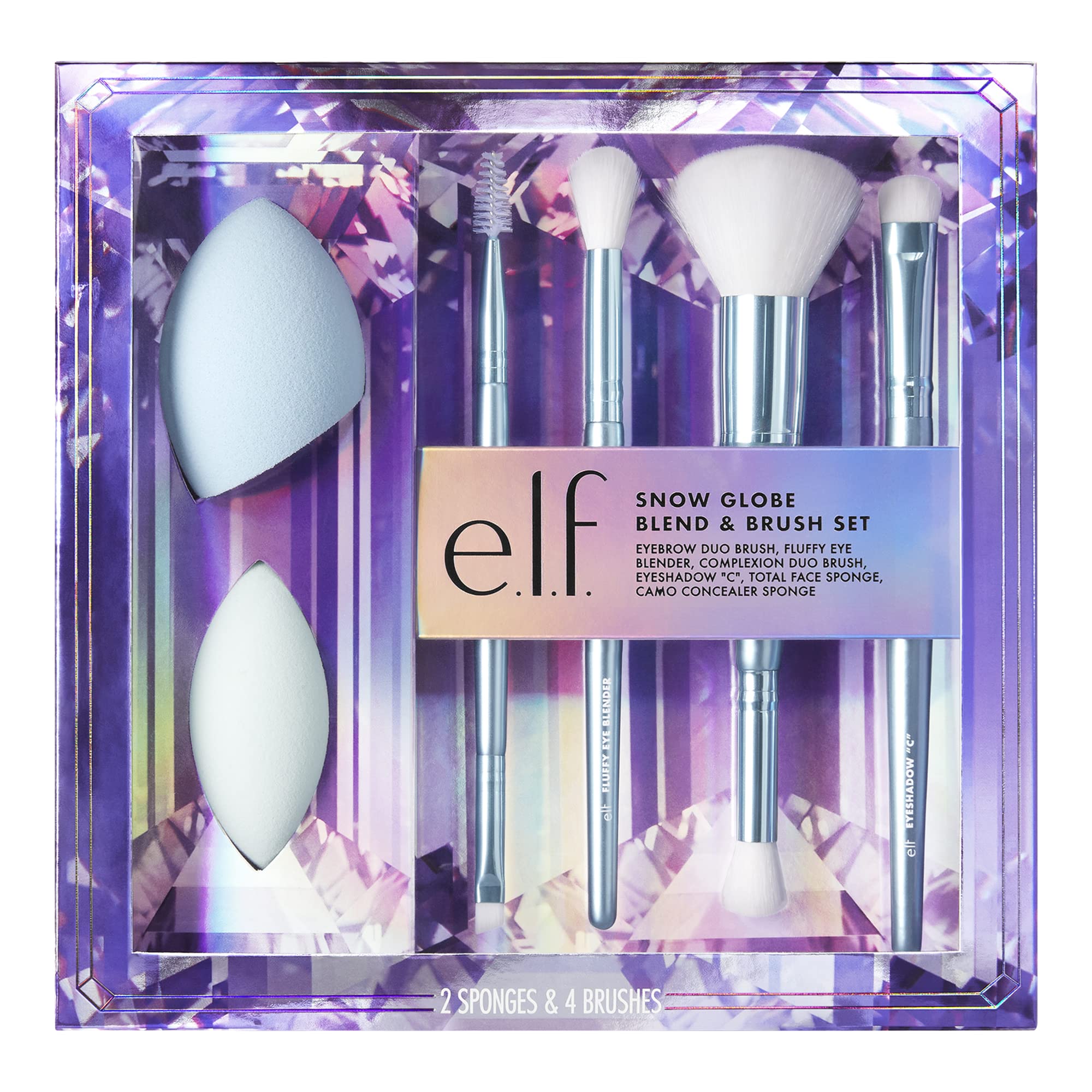 Elf, Snow Globe Blend & Brush Set, 1 Count