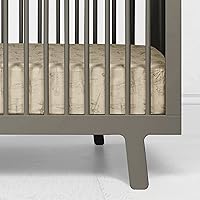 Vista 2 de Sábana bajera ajustable para cuna de aviones de 28 x 52 x 8 pulgadas, estándar