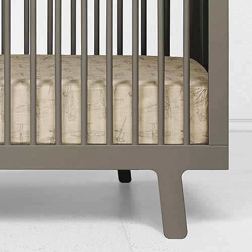 Miniatura 4 de Sábana bajera ajustable Fly-by, punto gris