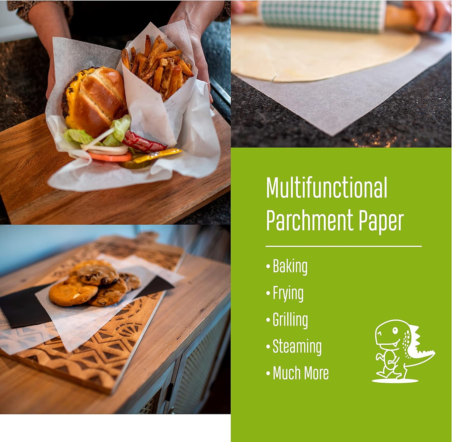 The Paper Store Pre-Cut Parchment Paper Sheets 12x16, Non-Stick, Unbleached for Oven Cooking, Baking, and Air Frying, 250 Sheets