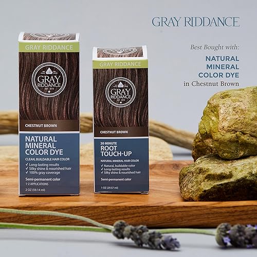 Miniatura 6 de Spray de retoque de raíces de cabello DIY de 20 minutos, cobertura de canas veganas semipermanentes para hombres y mujeres, tinte de color de