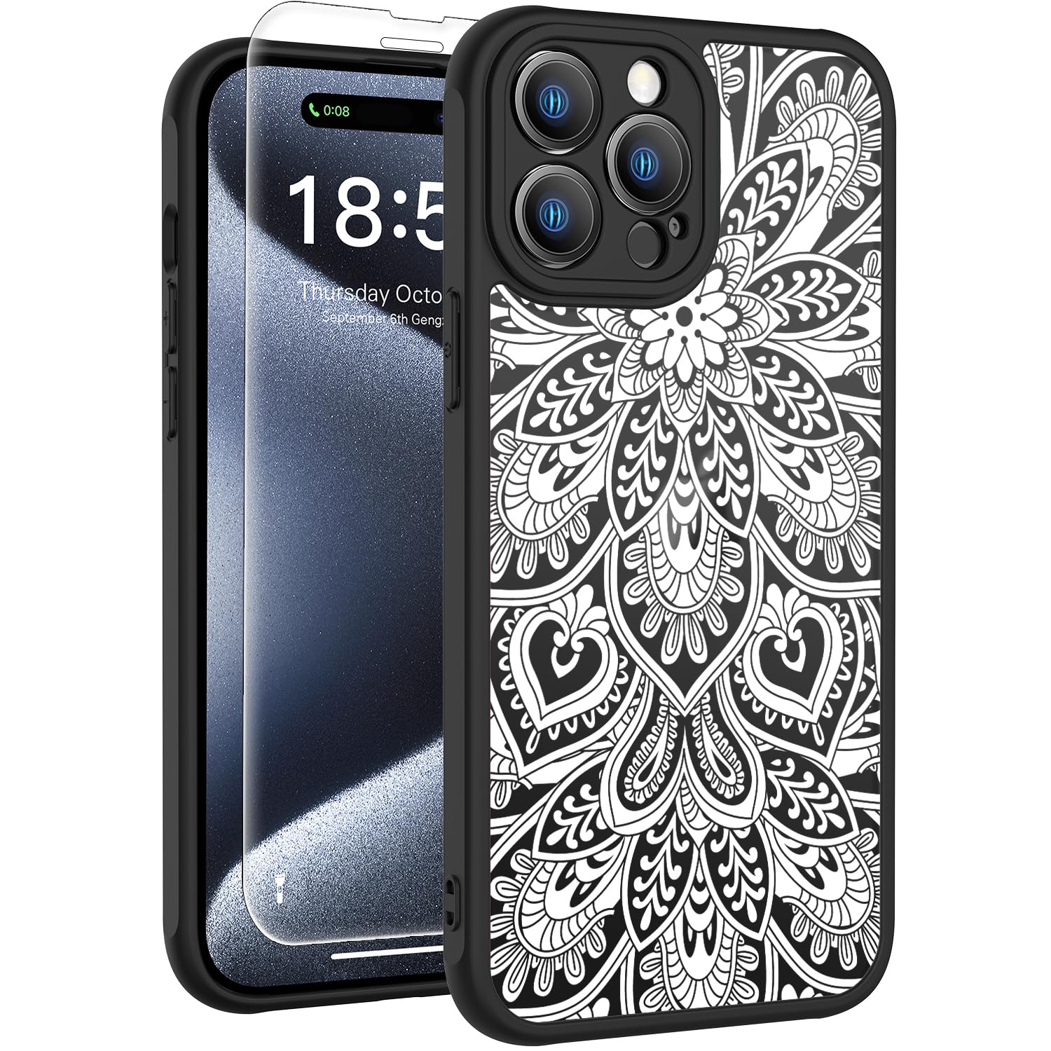 Coque iPhone 15 Pro Max anti-rayures pour résoudre les risques de casse écran et objectif - 8