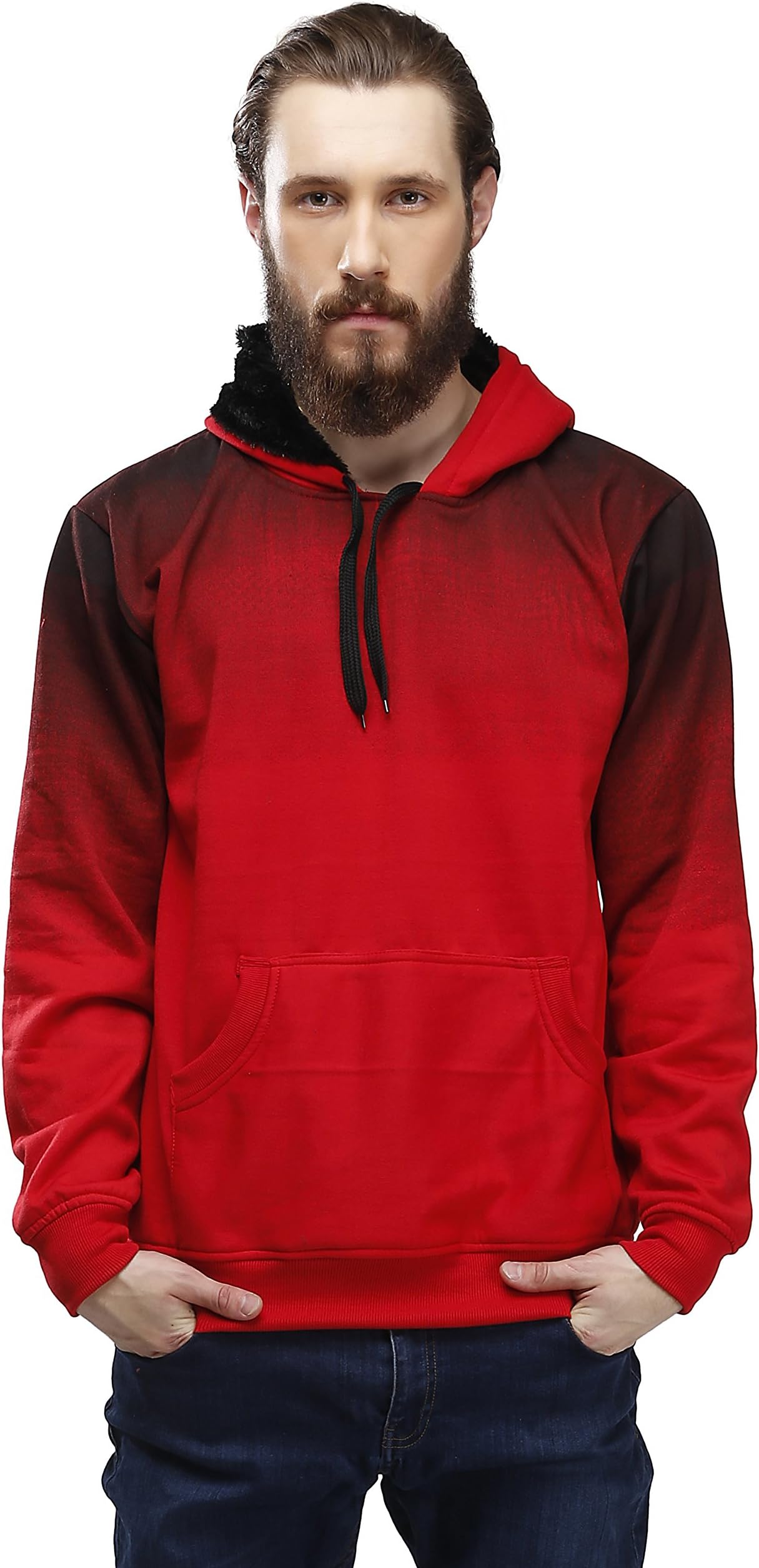 Men's Cotton Blend Hooded Sweatshirt