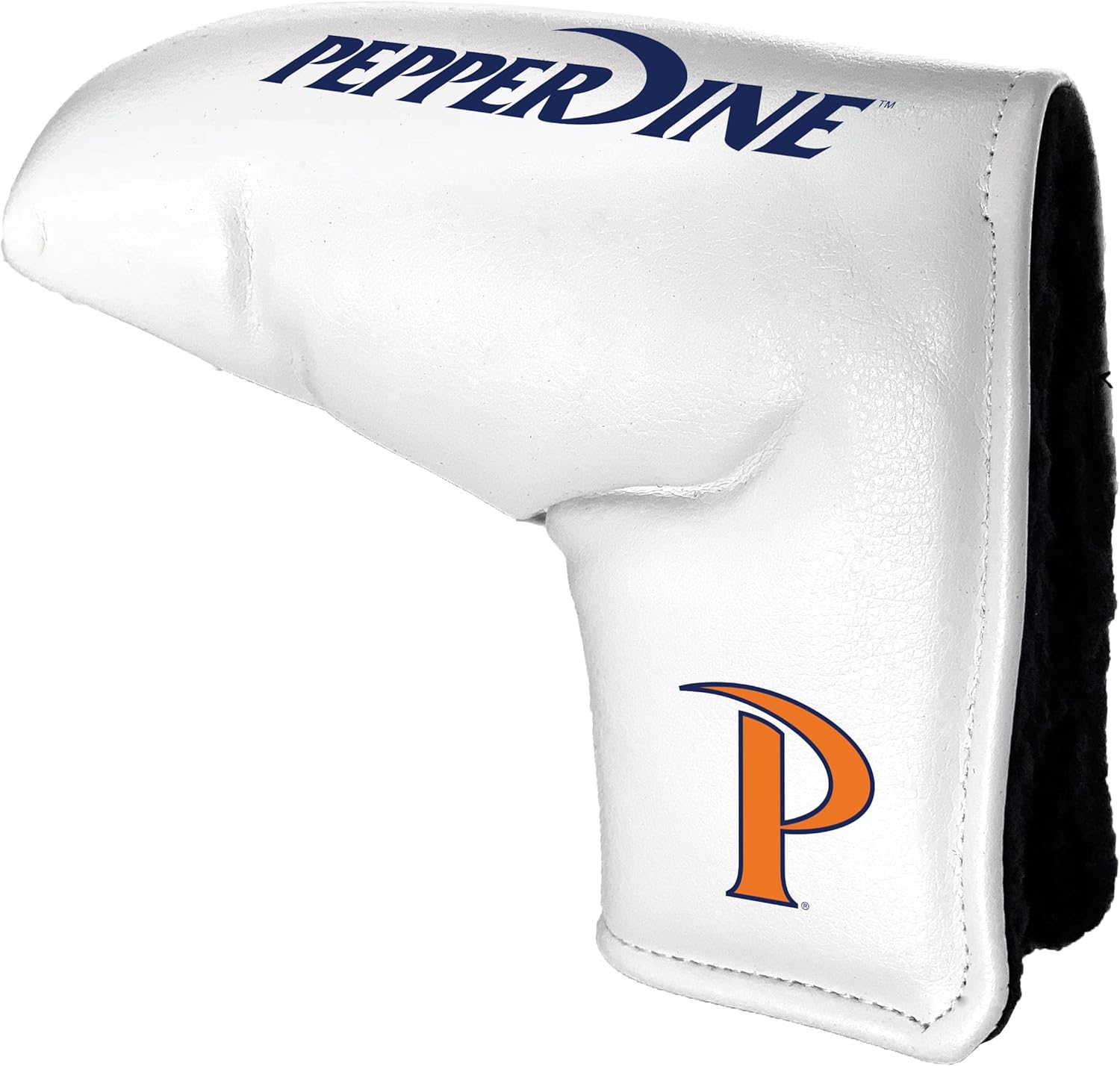 Team Golf NCAA Pepperdine Tour Blade Putter Cover (White), Fits Most Blade Putters, Scotty Cameron, Taylormade, Odyssey, Titleist, Ping, Callaway