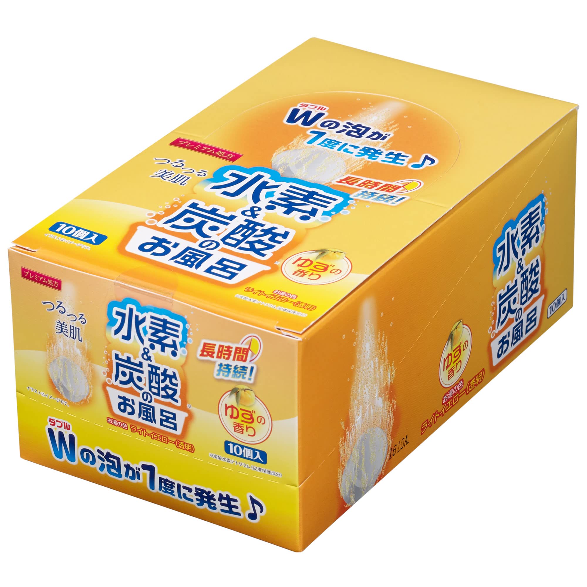 水素＆炭酸お風呂 10個入 Amazon | 水素&炭酸のお風呂 (無香料) | 炭酸入浴剤 通販