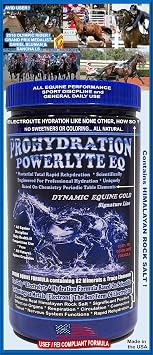 PROHYDRATION EQ...The New Breed in Equine Electrolyte/Professional Hydration Matrix System Formula. 1080g 60 Day Serving