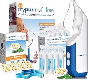 Amazon.com: Mypurmist Free Premium Kit – Cordless Ultrapure Steam ...