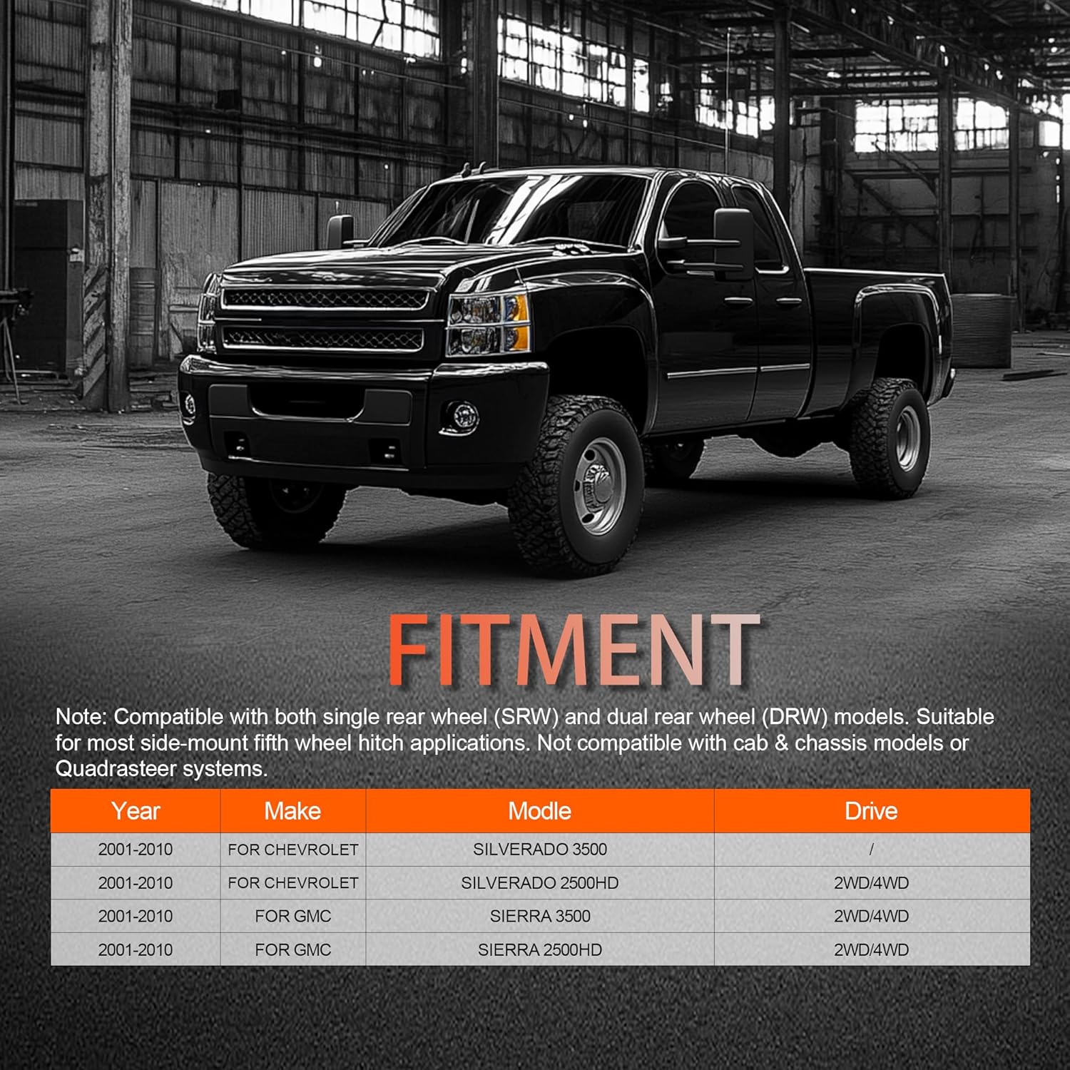 DEEAGLE 57275 Air Bags Suspension Kit for 2001-2010 Chevrolet Silverado 3500 2500HD, GMC Sierra 3500 2500HD, 5000Lbs of Load Leveling Capacity, Ride Rite Airbags for Trucks Rear Suspension