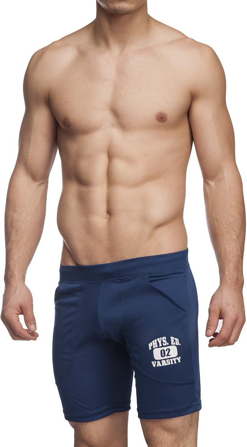 Gary Majdell Sport Men's Breathable Varsity Active Short with 02" Print