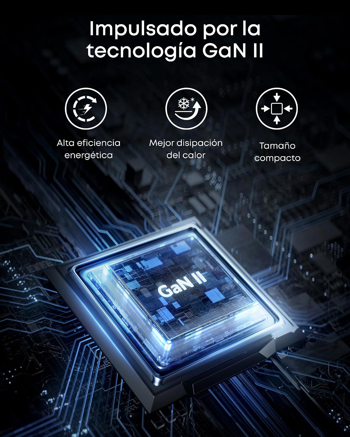 Anker Nano II Cargador Carga Rapida USB C 65W con 3 Puertos PPS 6