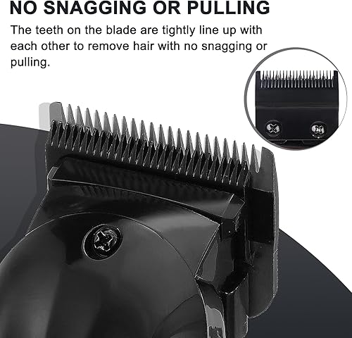 Miniatura 4 de Cortapelos para hombres profesionales, recargable, inalámbrico, kit de corte de pelo con 6 peines guía codificados, corte de pelo para el hogar con