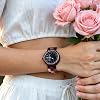 Relojes de Pareja de Madera EBONY para Él y Ella, Hechos a Mano, Correa de Madera Multicolor, con Fecha y Día, Regalo Único para Aniversario de Novio y Novia 7