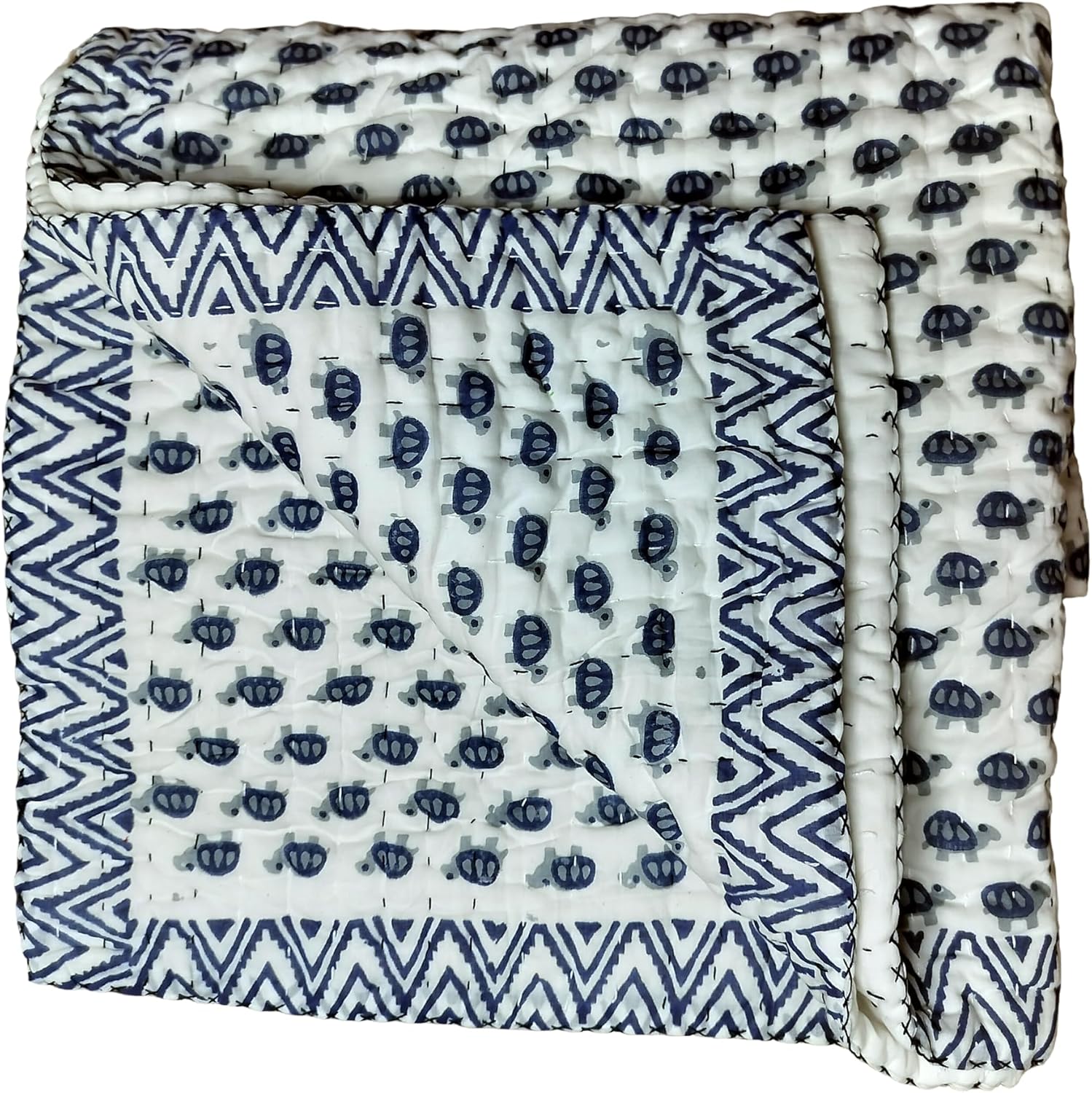 KanthaNtapestryart Baby Blanket for Boys Girls Super Soft Double Layer tourtle, Lovely Design Blanket for Toddler Newborn