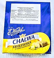 Vista 3 de E.Wedel Chalwa Krolewska Vanilla - Halva de sésamo polaco con sabor a vainilla, 9 piezas x 3.53 oz (caja completa)