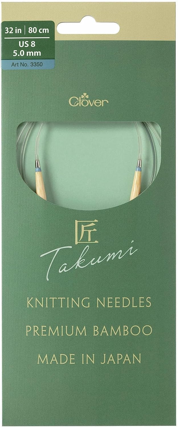 Takumi Pro Circular Knitting Needles 32"-US 8/5.0 mm